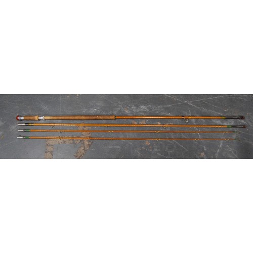 185 - Fishing interest: Five Hardy of Alnwick fishing rods to include a 13½ft Spey rod, c. 1960, a 13ft Pa... 