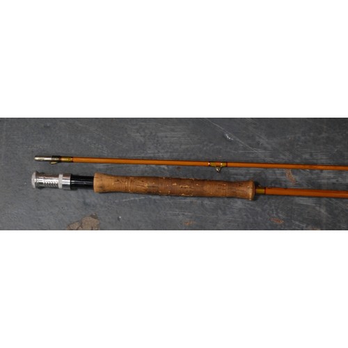 185 - Fishing interest: Five Hardy of Alnwick fishing rods to include a 13½ft Spey rod, c. 1960, a 13ft Pa... 