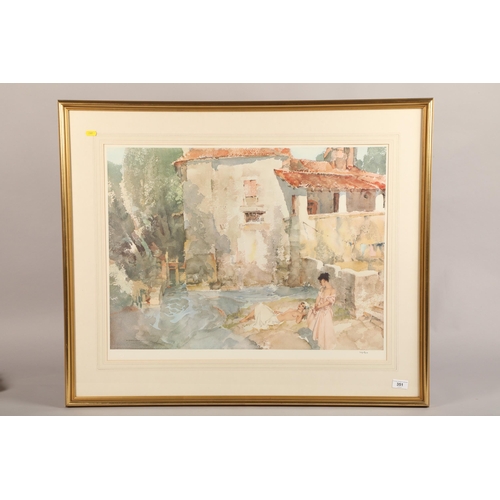 351 - William Russell Flint (1880 - 1969; Scottish); Female Bathers; limited edition print; bearing blind ... 