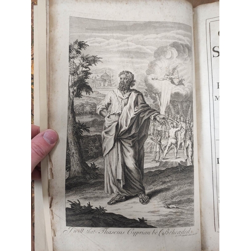 245 - CYPRIANUS S. CAECILIUS (Bishop of Carthage).  Opera. 3 parts in one. Eng. frontis & rubricated t... 