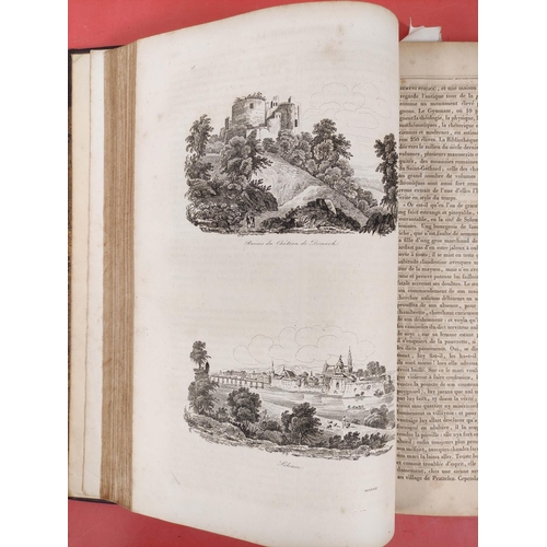 259 - MARTIN ALEXANDRE.  La Suisse Pittoresque et ses Environs. Etched frontis & double page... 