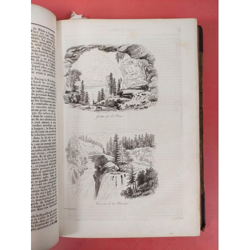 259 - MARTIN ALEXANDRE.  La Suisse Pittoresque et ses Environs. Etched frontis & double page... 