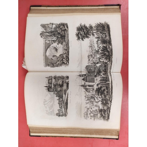 259 - MARTIN ALEXANDRE.  La Suisse Pittoresque et ses Environs. Etched frontis & double page... 