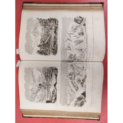 259 - MARTIN ALEXANDRE.  La Suisse Pittoresque et ses Environs. Etched frontis & double page... 