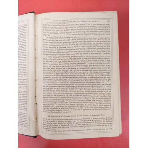 263 - WYLDE JAMES.  The Circle of the Sciences. 3 vols. Eng. plates & many text illus. Quarto. Half gr... 