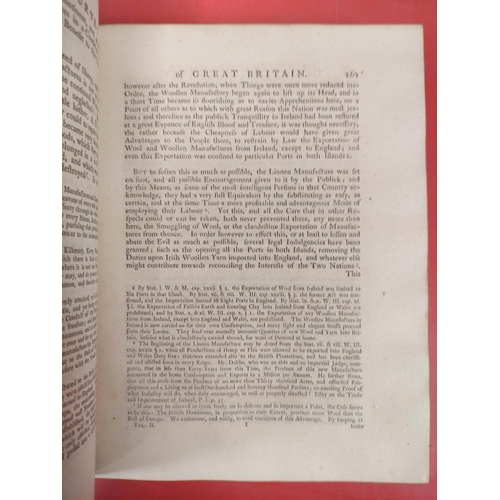 266 - CAMPBELL JOHN.  A Political Survey of Britain Being a Series of Reflections on the Situation, Lands,... 