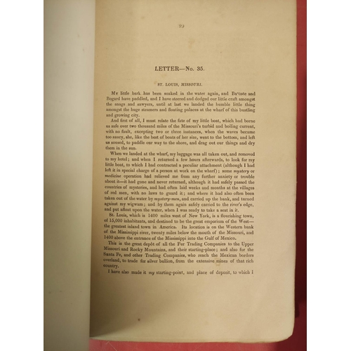 275 - CATLIN GEORGE.  Illustrations of the Manners, Customs & Condition of the North America... 