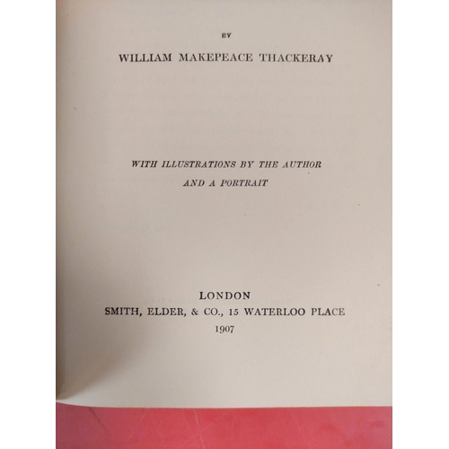 276 - THACKERAY WILLIAM M.  The Biographical Edition of the Works. The set of 13 vols. Illus. Ni... 