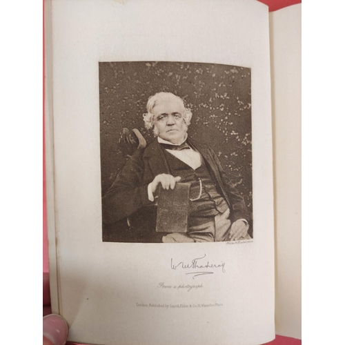 276 - THACKERAY WILLIAM M.  The Biographical Edition of the Works. The set of 13 vols. Illus. Ni... 