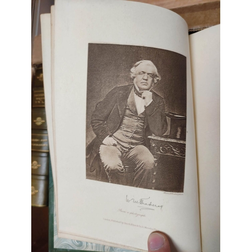 276 - THACKERAY WILLIAM M.  The Biographical Edition of the Works. The set of 13 vols. Illus. Ni... 