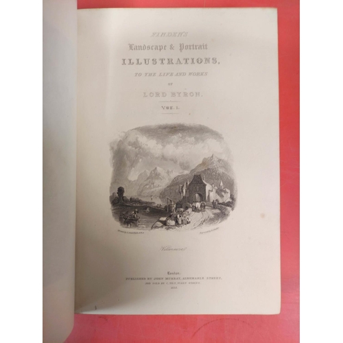 278 - BROCKEDON W.  Finden's Illustrations of the Life & Works of Lord Byron. 3 vols. Many eng. plates... 