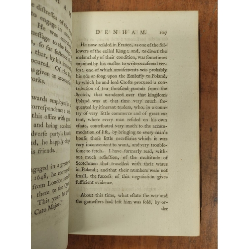 288 - JOHNSON SAMUEL.  The Lives of the Most Eminent English Poets. 4 vols. Eng. frontis. Calf, ... 