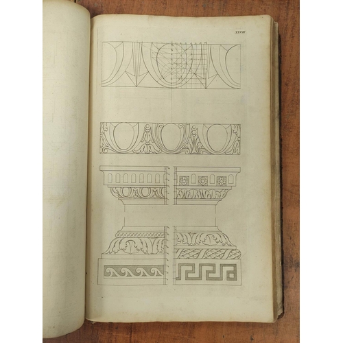 292 - GIBBS JAMES.  Rules for Drawing the Several Parts of Architecture. 64 eng. plates (plate 6... 