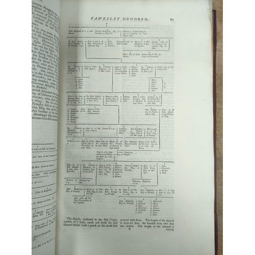 296 - WHALLEY REV. PETER.  The History & Antiquities of Northamptonshire Compiled from the Manuscript ... 