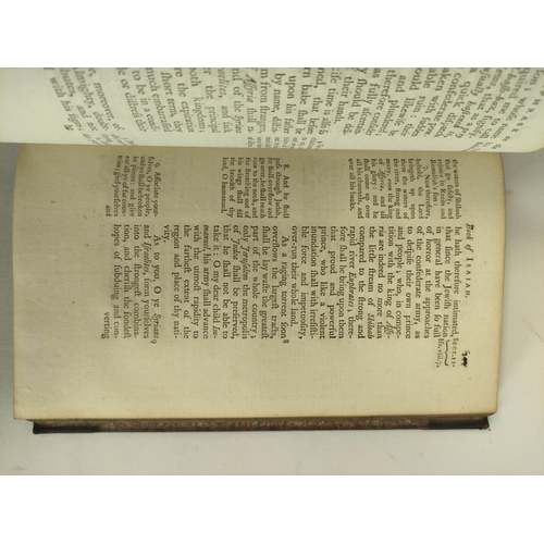 221 - HOLDEN LAWRENCE,  of Maldon.  A Paraphrase on the Book of Isaiah with Notes. 2 vols. ... 