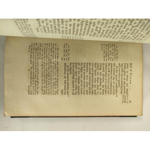 221 - HOLDEN LAWRENCE,  of Maldon.  A Paraphrase on the Book of Isaiah with Notes. 2 vols. ... 