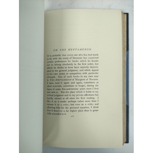 232 - SAINTSBURY GEORGE (Ed).  The Heptameron of the Tales of Margaret, Queen of Navarre. 5 vols. Frontis,... 