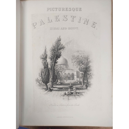 248 - WILSON COLONEL.  Picturesque Palestine, Sinai & Egypt. 4 vols. Eng. plates & illus.&nbs... 