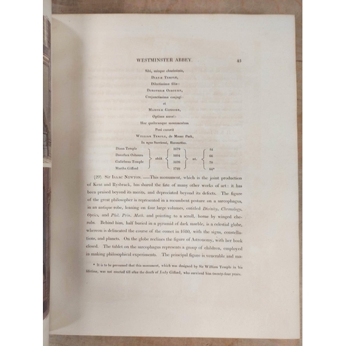 256 - ACKERMANN R. (Pubs).  The History of the Abbey Church of St. Peter's Westminster, Its Anti... 