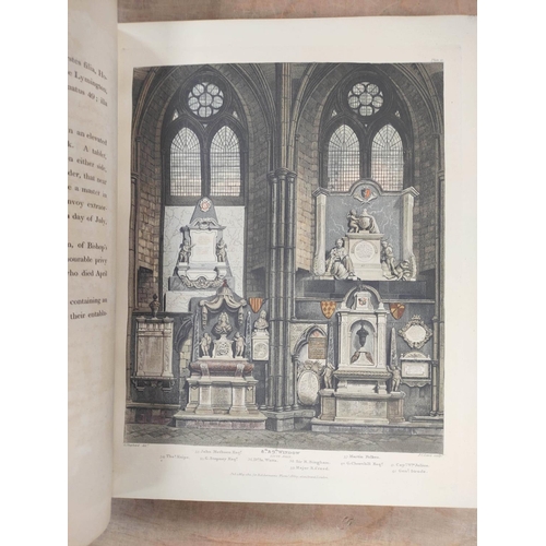 256 - ACKERMANN R. (Pubs).  The History of the Abbey Church of St. Peter's Westminster, Its Anti... 