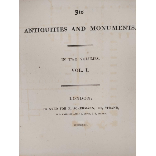 256 - ACKERMANN R. (Pubs).  The History of the Abbey Church of St. Peter's Westminster, Its Anti... 