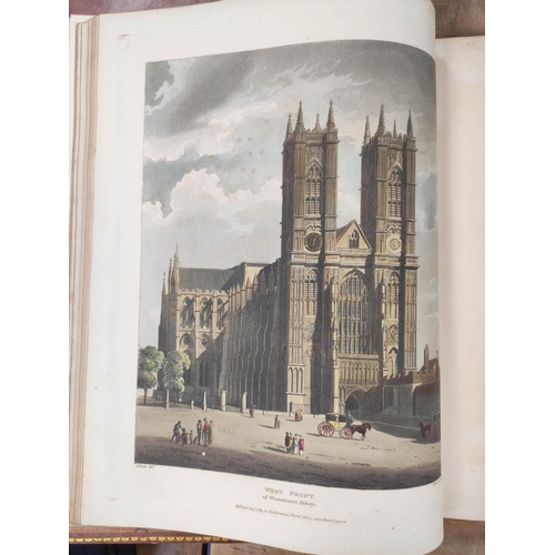 256 - ACKERMANN R. (Pubs).  The History of the Abbey Church of St. Peter's Westminster, Its Anti... 