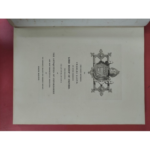 269 - SKELTON JOSEPH.  Skelton's Engraved Illustrations of the Principal Antiquities of Oxfordsh... 