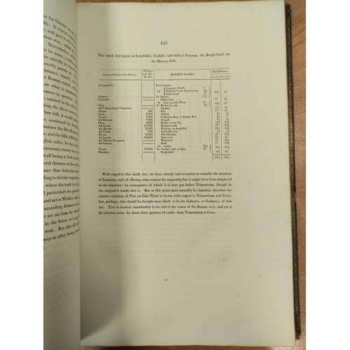 304 - ROY WILLIAM. The Military Antiquities of the Romans in Britain. 51 good fldg., dbl. pge & o... 