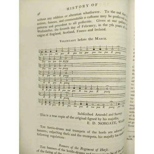 305 - GROSE FRANCIS. Military Antiquities. 2 vols. 3 frontis & title vignettes, 3 eng. plans &... 