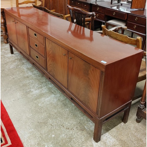 514 - Greaves and Thomas Mahogany sideboard, 220  x 78 x 44 cm