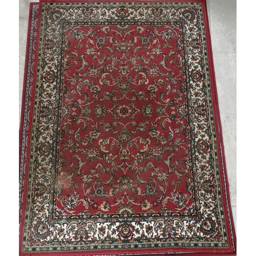 561 - Red ground carpet rug 160 x 230cm