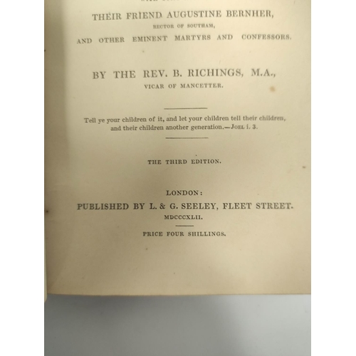 181 - RICHINGS REV. B., of Mancetter.  Narrative of the Persecutions & Sufferings of the Two Martyrs R... 