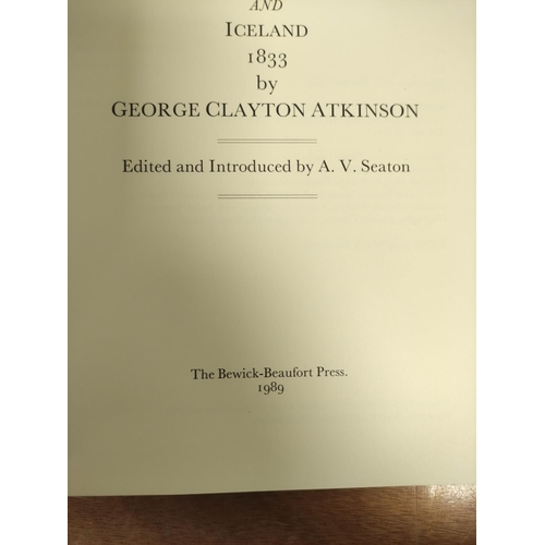 185 - ATKINSON GEORGE CLAYTON.  Journal of an Expedition to the Feroe & Westman Islands &... 