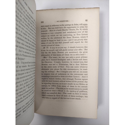 189 - AMERICAN UNITARIAN ASSOCIATION.  Tracts. 3 vols. containing nos. 1 to 39. Orig. brds., int... 