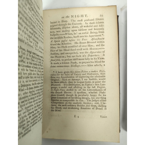 191 - HERVEY JAMES.  Meditations & Contemplations. 2 vols. Eng. frontis & plates. Old mottled... 