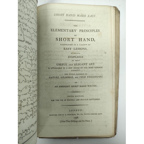 195 - MOLINEUX T.  An Introduction to Mr. Byrom's Universal English Short Hand. Eng. title (foxi... 