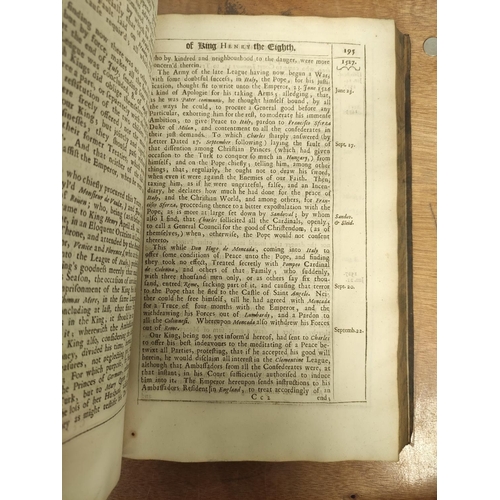 203 - HERBERT EDWARD LORD, of Cherbury. The Life and Reign of King Henry the Eighth. Eng. port. frontis of... 