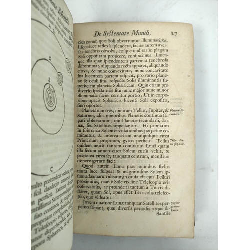 210 - KEILL JOHN. Introductio ad Veram Astronomiam seu Lectiones Astronomicae. 2 fldg. eng. plates of luna... 