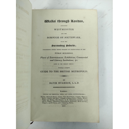 211 - HUGHSON DAVID. Walks through London including Westminster and the Borough of Southwark ... Form... 