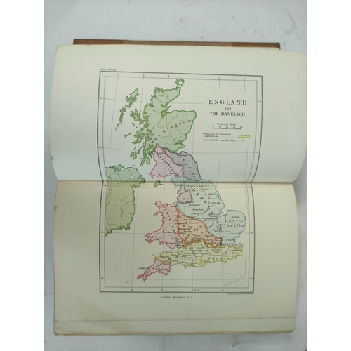 214 - GREEN JOHN R.  History of the English People. 4 vols. Maps. Nice half calf, gilt backs. 18... 