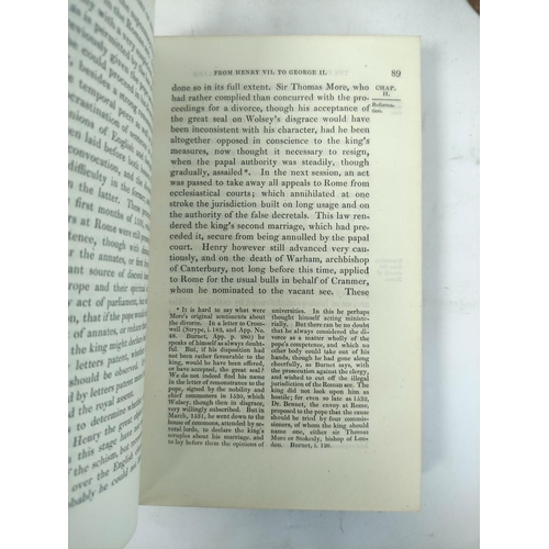 216 - HALLAM HENRY.  The Constitutional History of England. 3 vols. Half calf, gilt backs, marbl... 