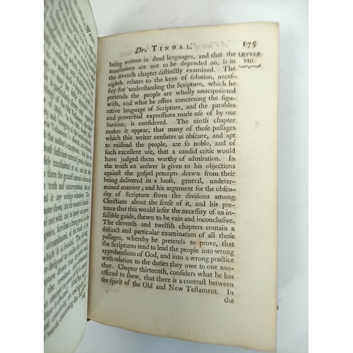 218 - LELAND JOHN.  A View of the Principal Deistical Writers that have Appeared in England in t... 