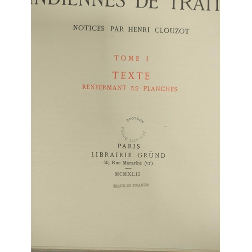 122 - D'ALLEMAGNE HENRY-RENÉ.  La Toile Imprimée et les Indiennes de Traite. 2 vol... 