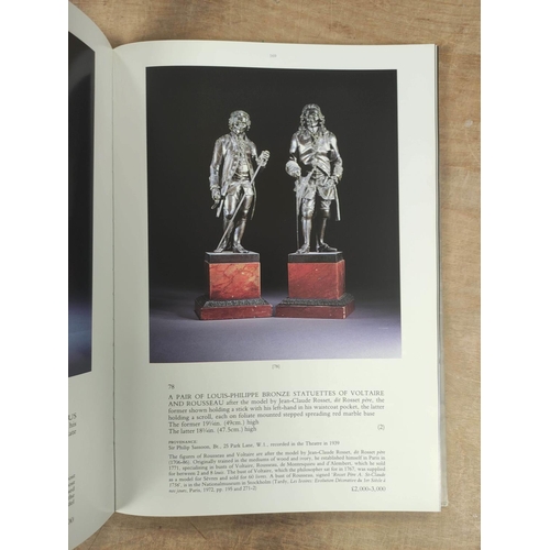 130 - Christie's.  Works of Art from Houghton. Case bound folio auction catalogue, 1994; also Sotheby's, 3... 