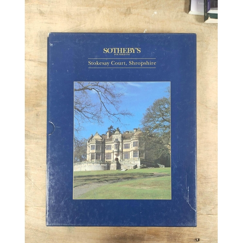 130 - Christie's.  Works of Art from Houghton. Case bound folio auction catalogue, 1994; also Sotheby's, 3... 