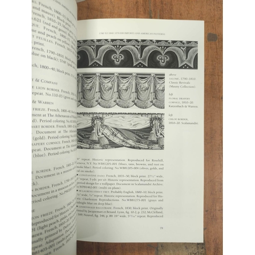 136 - ENTWISLE E. A.  A Literary History of Wallpaper. Col. & other illus. Orig. dark cloth.... 