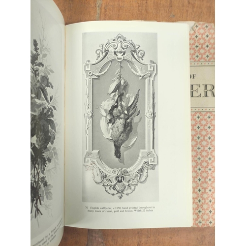 136 - ENTWISLE E. A.  A Literary History of Wallpaper. Col. & other illus. Orig. dark cloth.... 