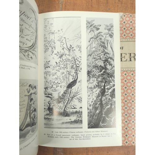 136 - ENTWISLE E. A.  A Literary History of Wallpaper. Col. & other illus. Orig. dark cloth.... 