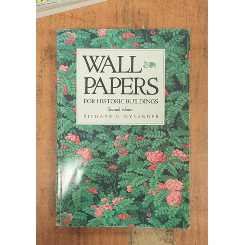 136 - ENTWISLE E. A.  A Literary History of Wallpaper. Col. & other illus. Orig. dark cloth.... 