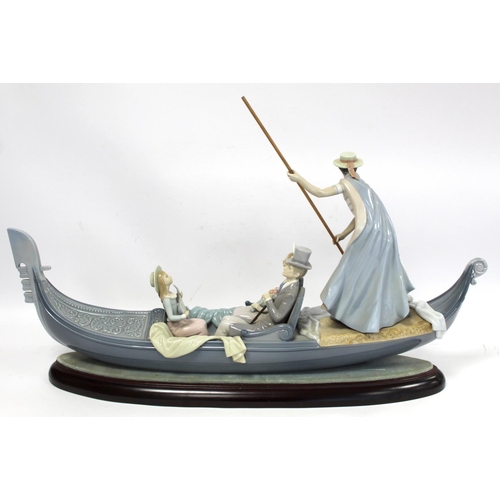 Four Lladro porcelain figure groups, comprising Closing Scene, No. 4935,  Once Upon A Time, No. 5721